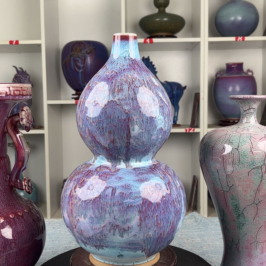 瓷片摆件……葫芦 福禄 ，无礼盒