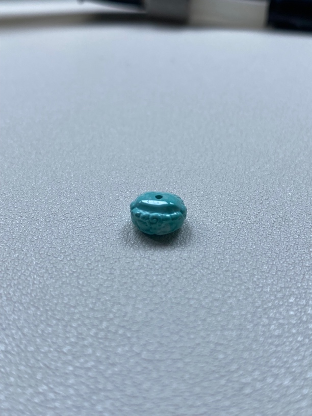 绿松石醒狮扣子配饰