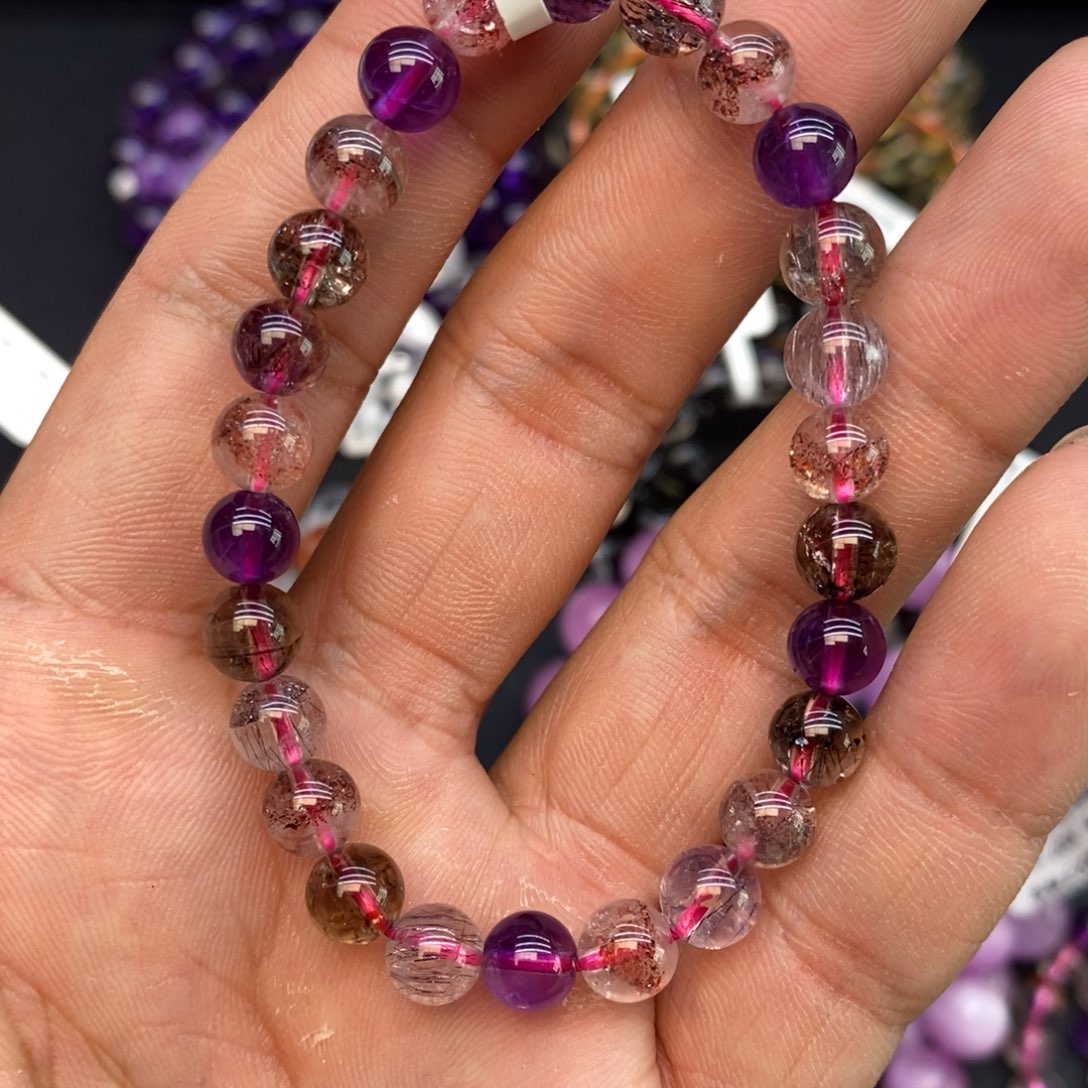 未镶嵌手串水晶4仙女超七7mm