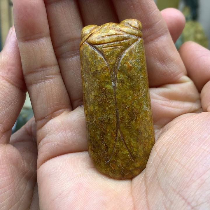 【闪购商品】岫岩河磨玉（透闪石质玉）手把未镶嵌