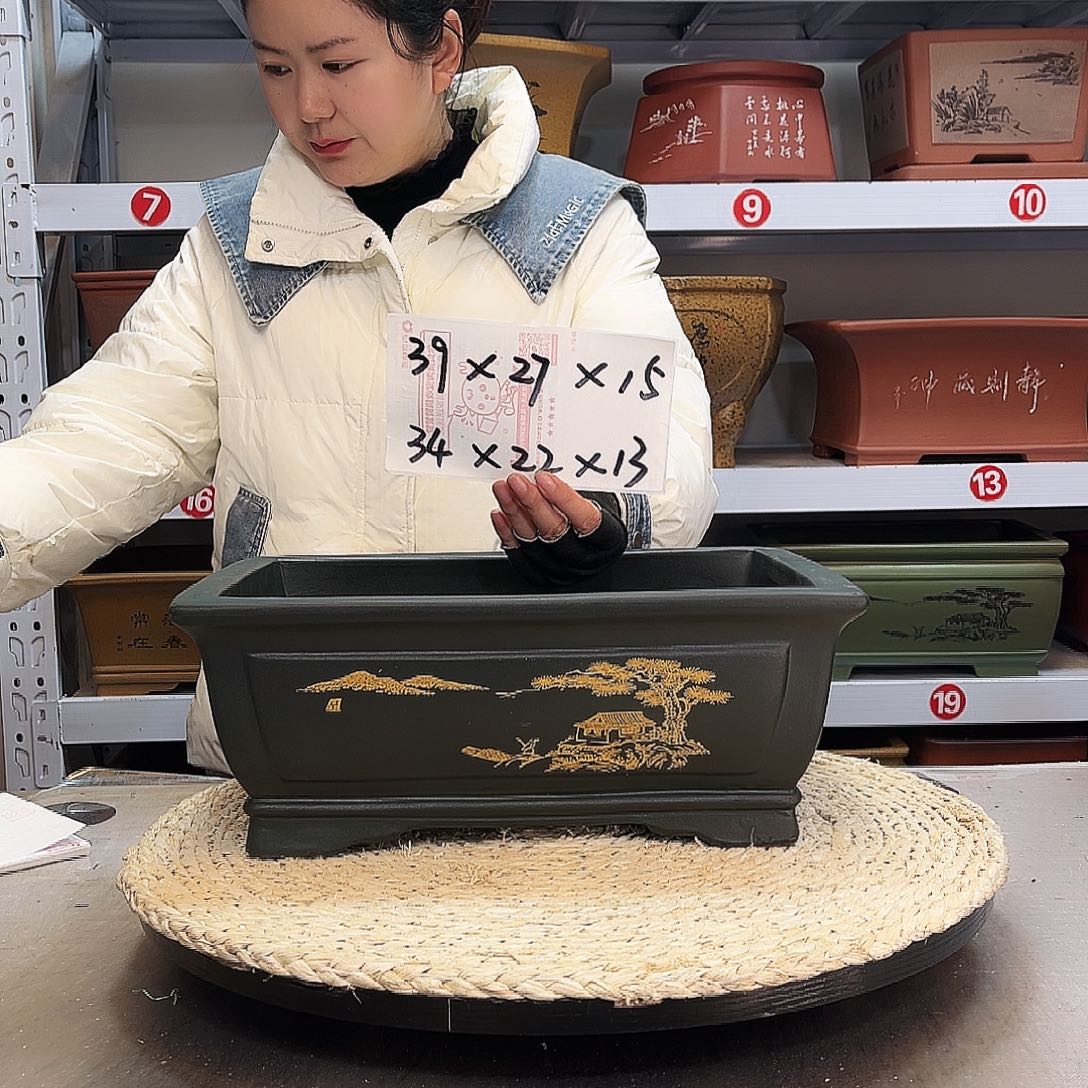 紫砂花盆紫砂花盆