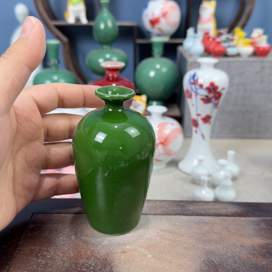 陶瓷手工小花器摆件