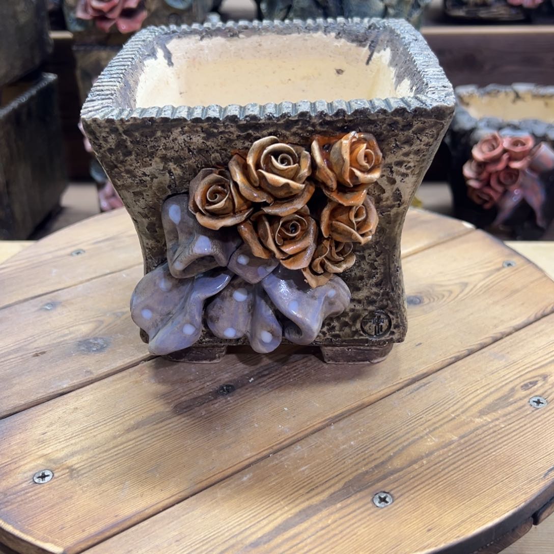 红陶青藤多肉花盆