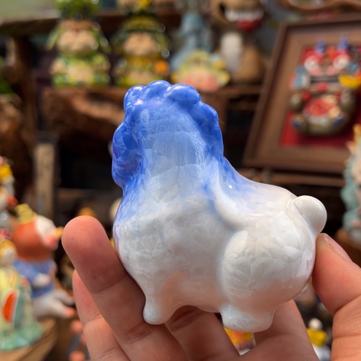 陶摆件小镇青花每日有新品福利