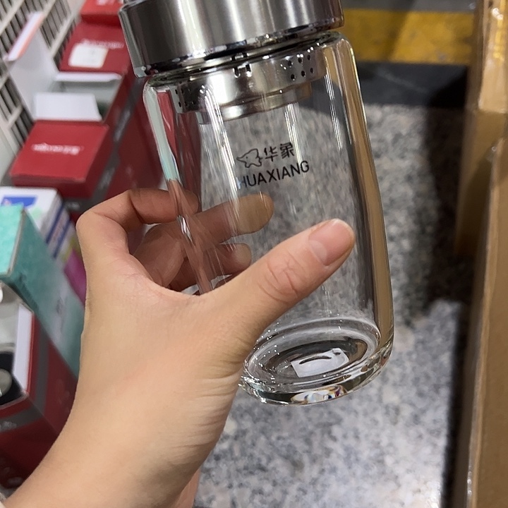 华象单层烫手玻璃杯2233-7