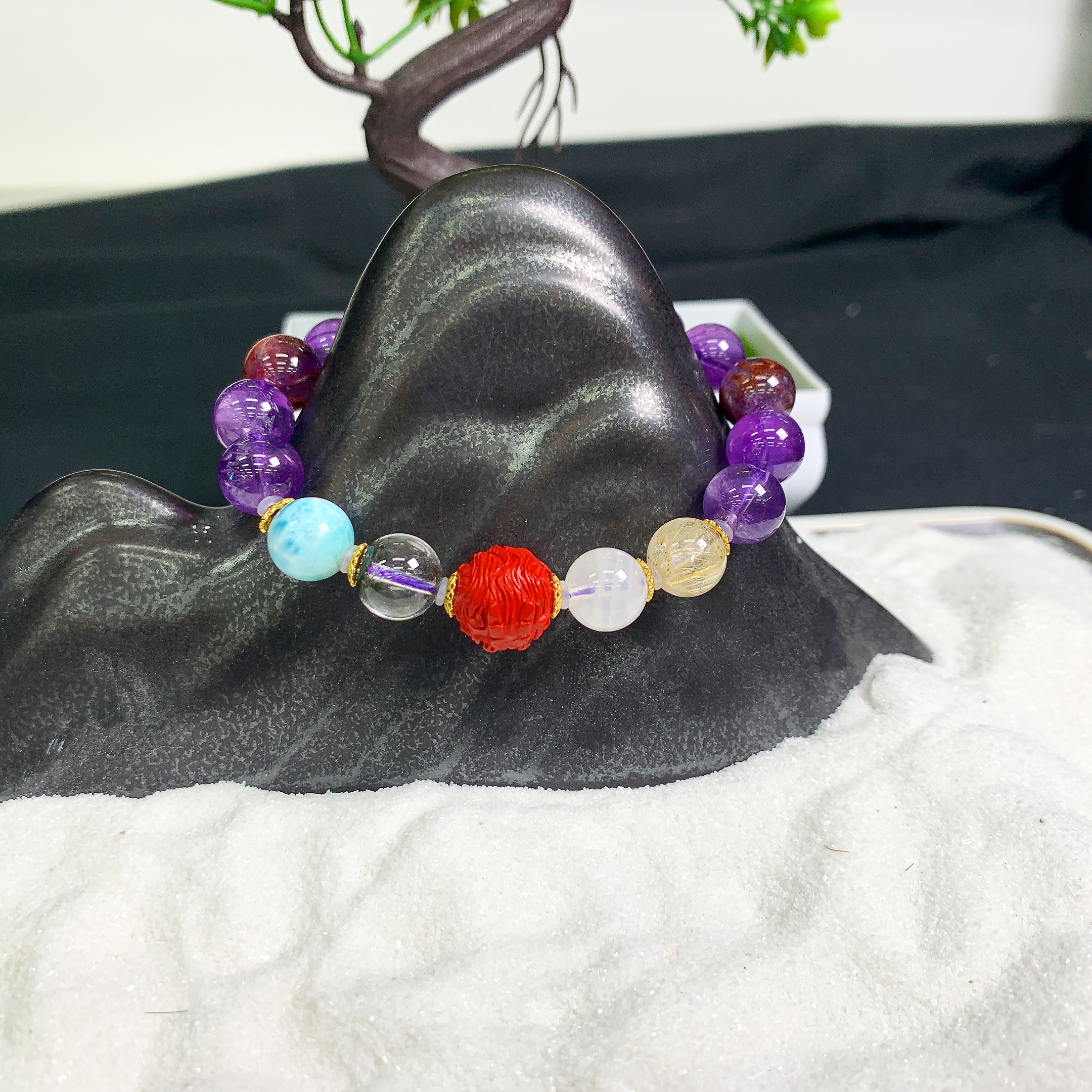 【珠宝一姐】材质品类 2501072010（一件/多样性发货）水晶多宝手串