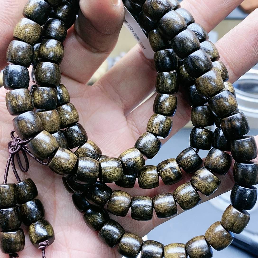 乌木类手串/手链a21莺歌绿