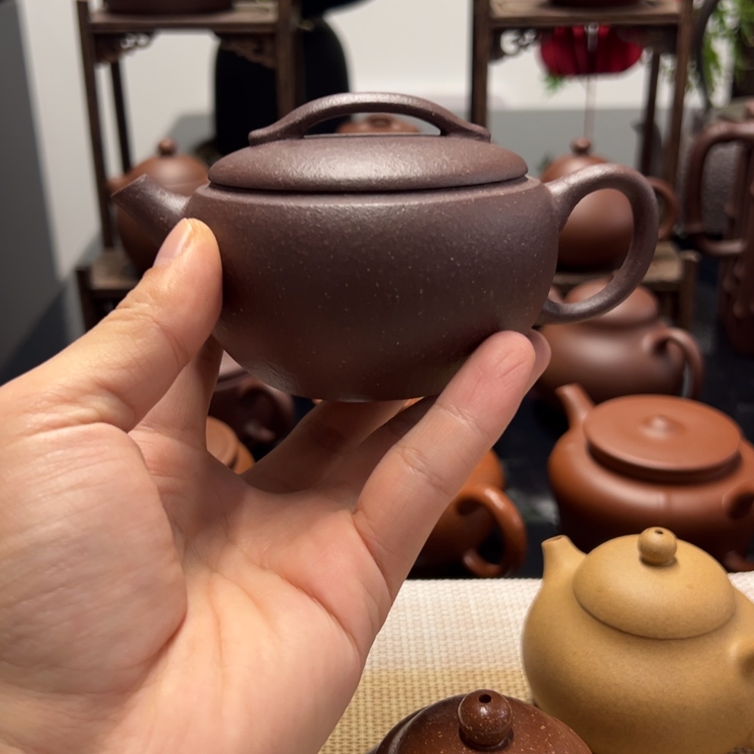 名***司茶壶紫砂瑕疵一片瓦180cc