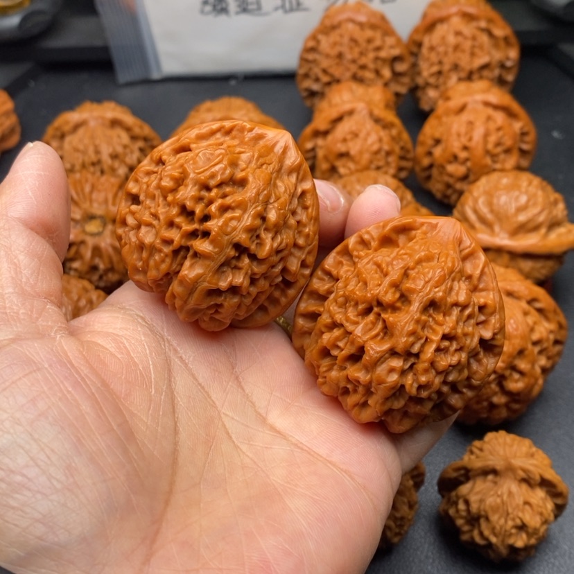 【闪购商品】文玩核桃把件43官帽