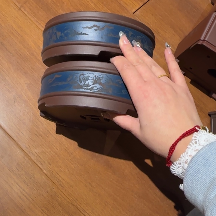 张***郎花盆紫砂半手工制作