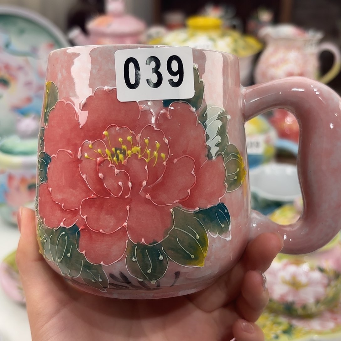 景德镇手绘高温釉下彩陶瓷茶具