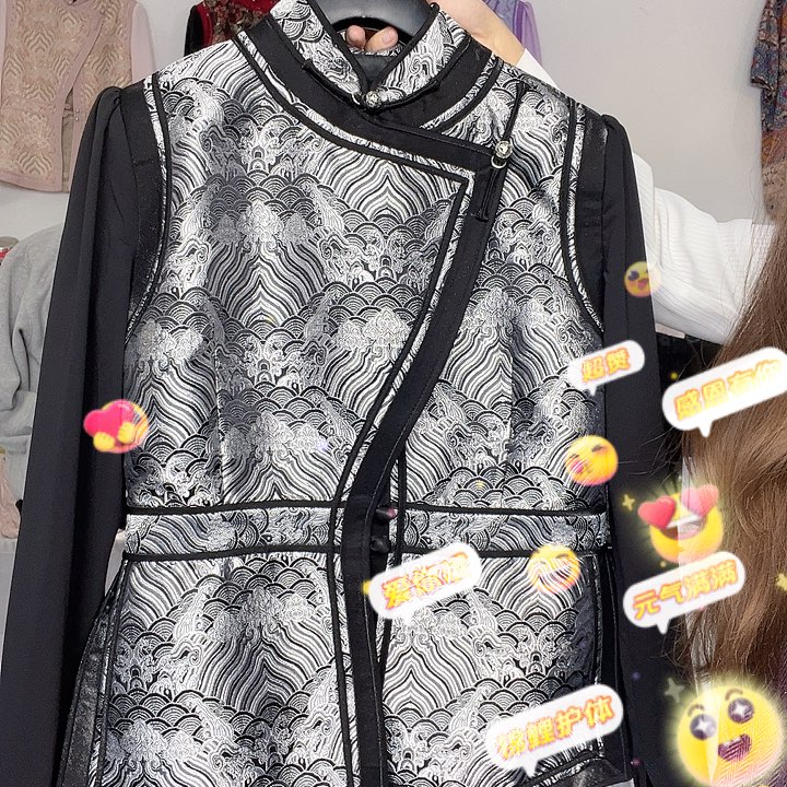 女款长袖山水银4xl
