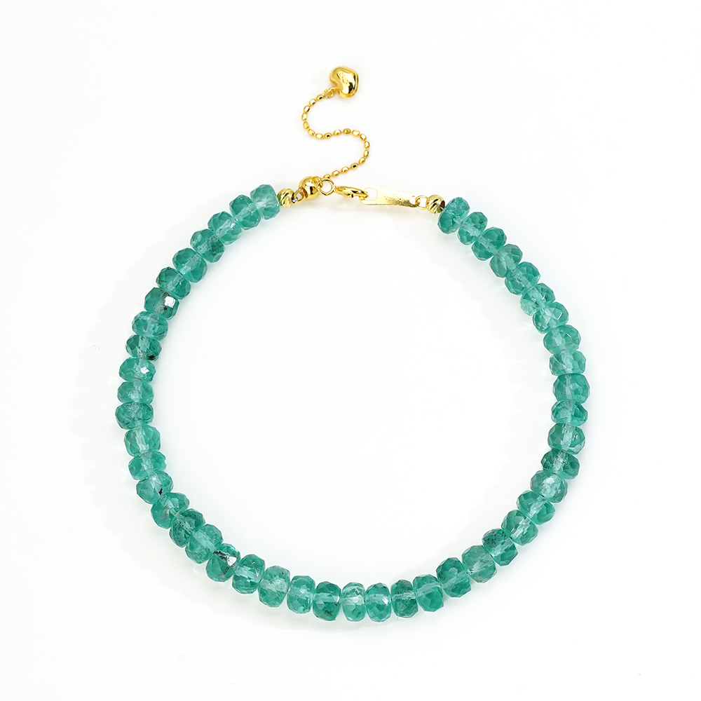 18K磷灰石手链（15+3）45326