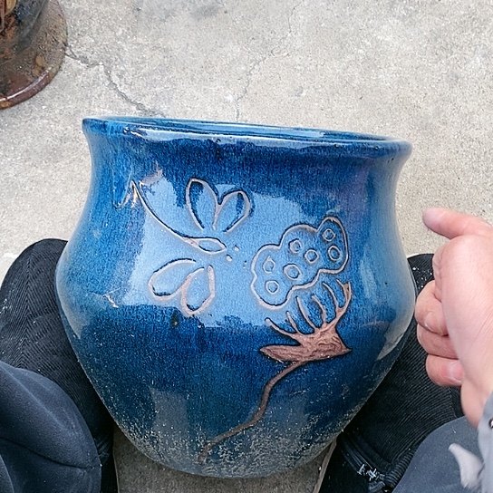 【闪购商品】紫砂花盆瑕疵25.25花盆