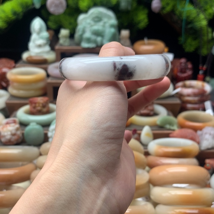 查罗石合金手镯（开口镯）59