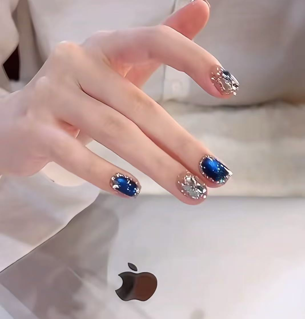 赛里木湖--手工穿戴甲10片