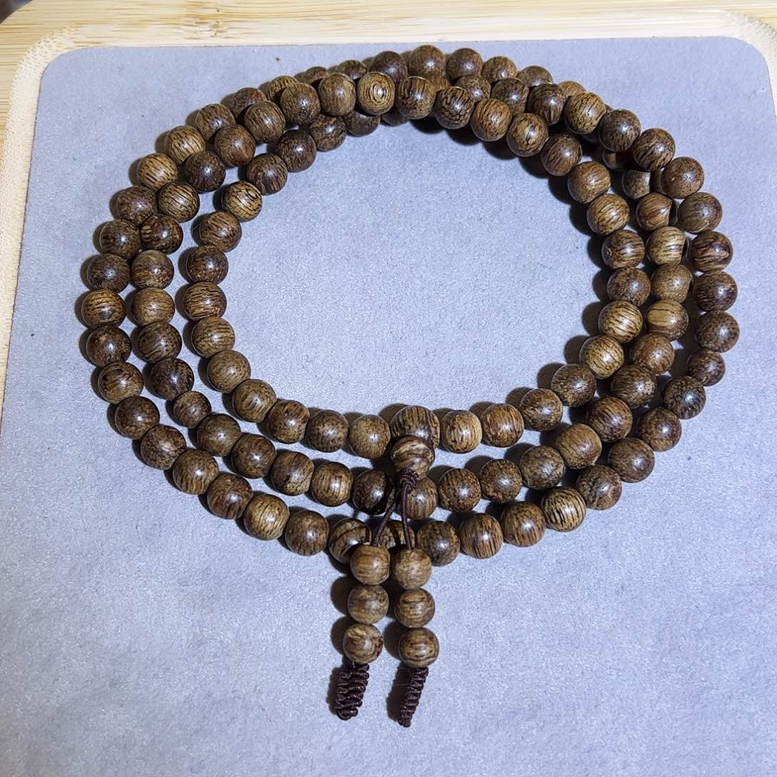 沉香手串天然惠安红油老料108多圈 醇厚甘甜