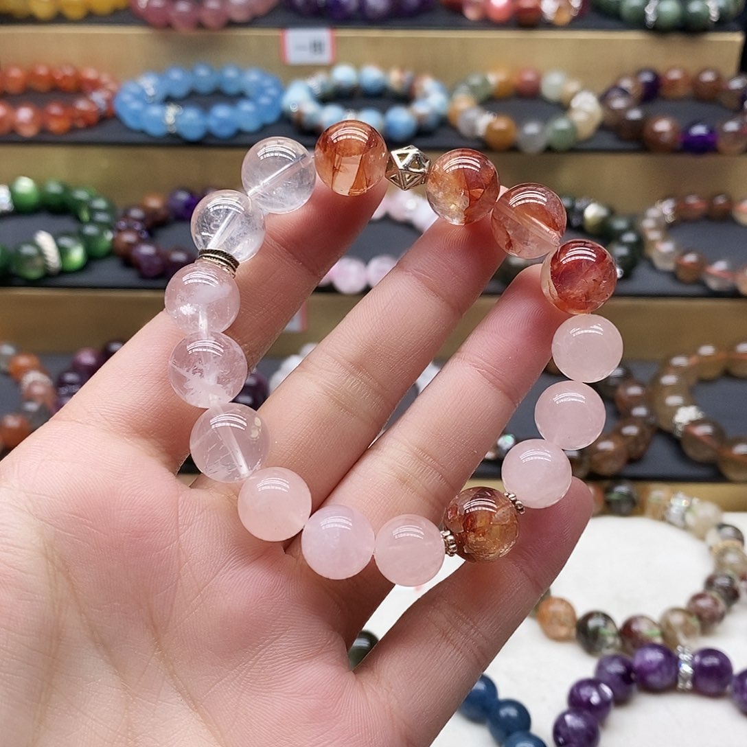 水晶手链未镶嵌粉