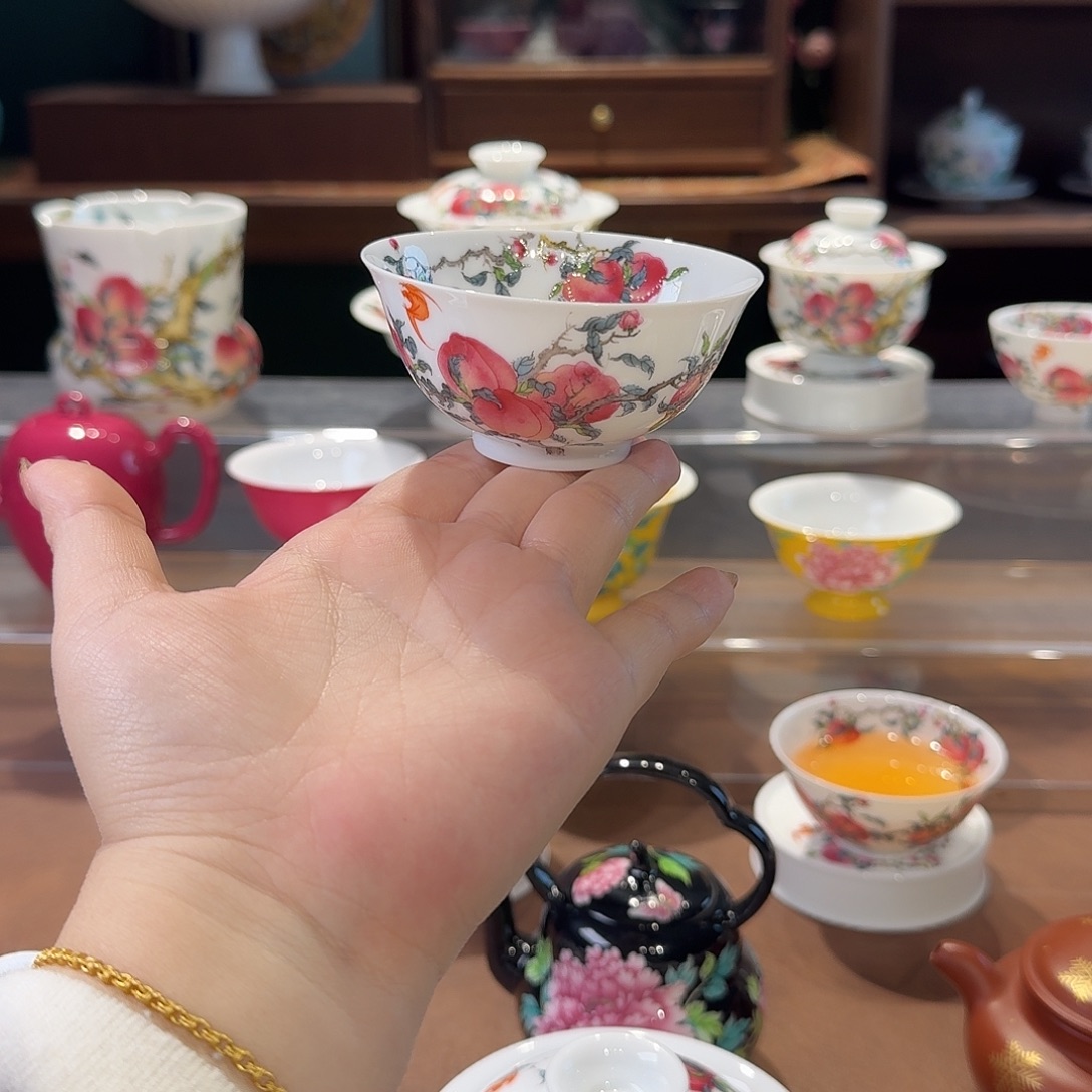 珐琅彩主人杯茶具茶具茶具