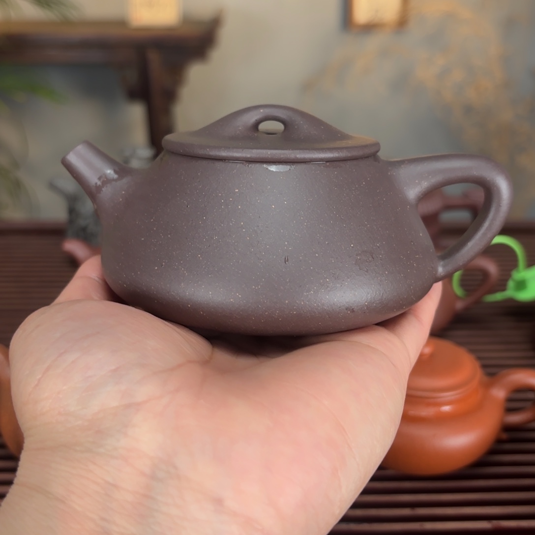 紫砂茶壶零添加深井紫泥景舟石瓢250毫升一物一检测