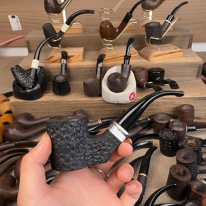 用***4黑檀木黑檀木黑檀木手工烟斗