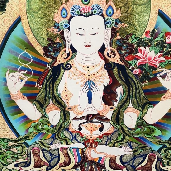 卷轴画唐卡作品框