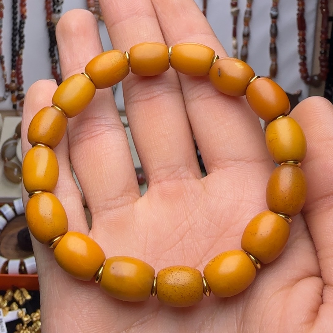 蜜蜡手链未镶嵌bbvbvbbbbbb