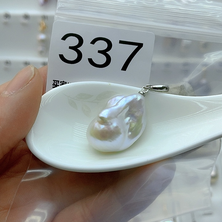 淡水珍珠颈饰银S925镶嵌