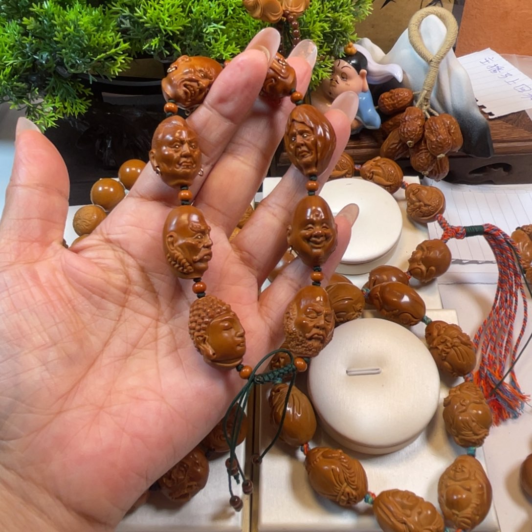 橄榄核手串/手链七星罗汉橄榄核手串