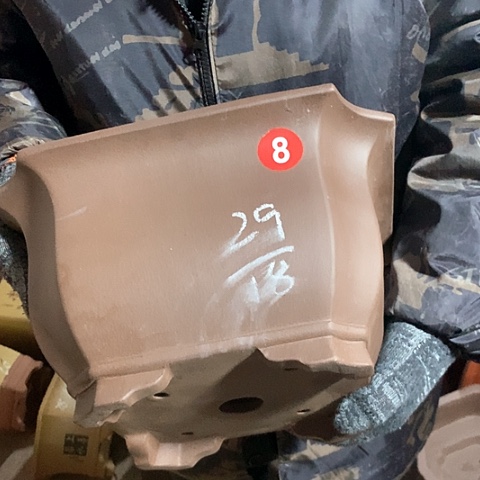 紫砂花盆手工制作