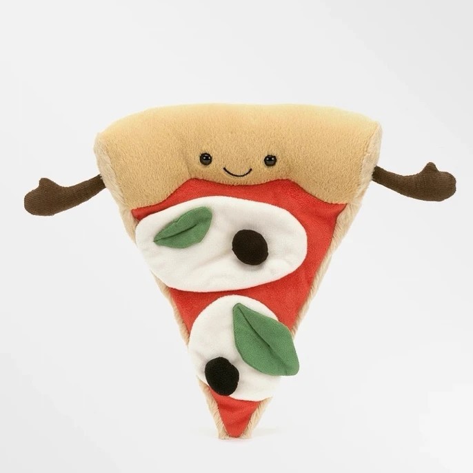 英国趣味披萨毛绒安抚玩偶公仔可爱娃娃玩具送礼毛绒玩具