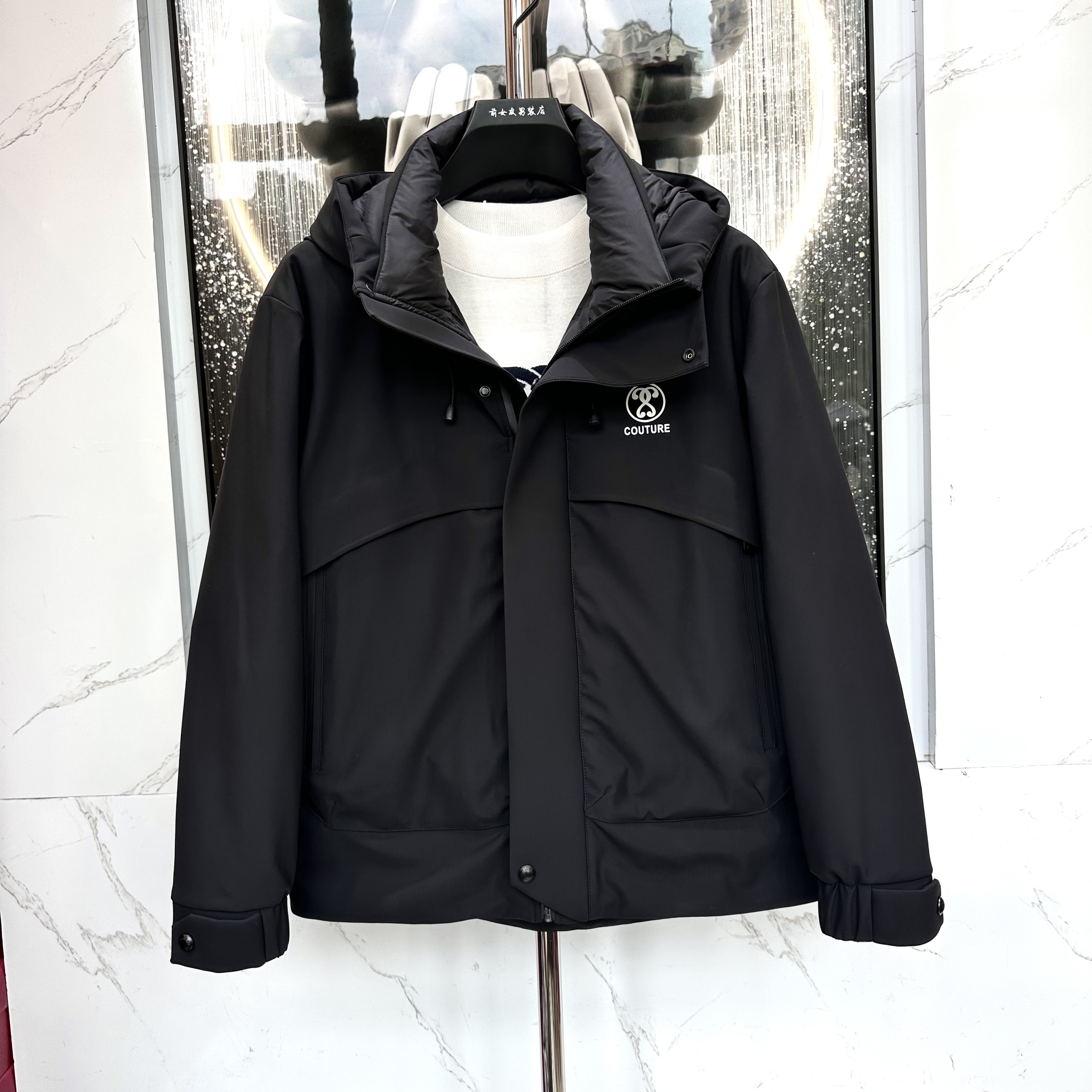 【曼斯凯奴羽绒服】冬季新款潮流休闲男款羽绒冲锋时尚高奢轻薄1018