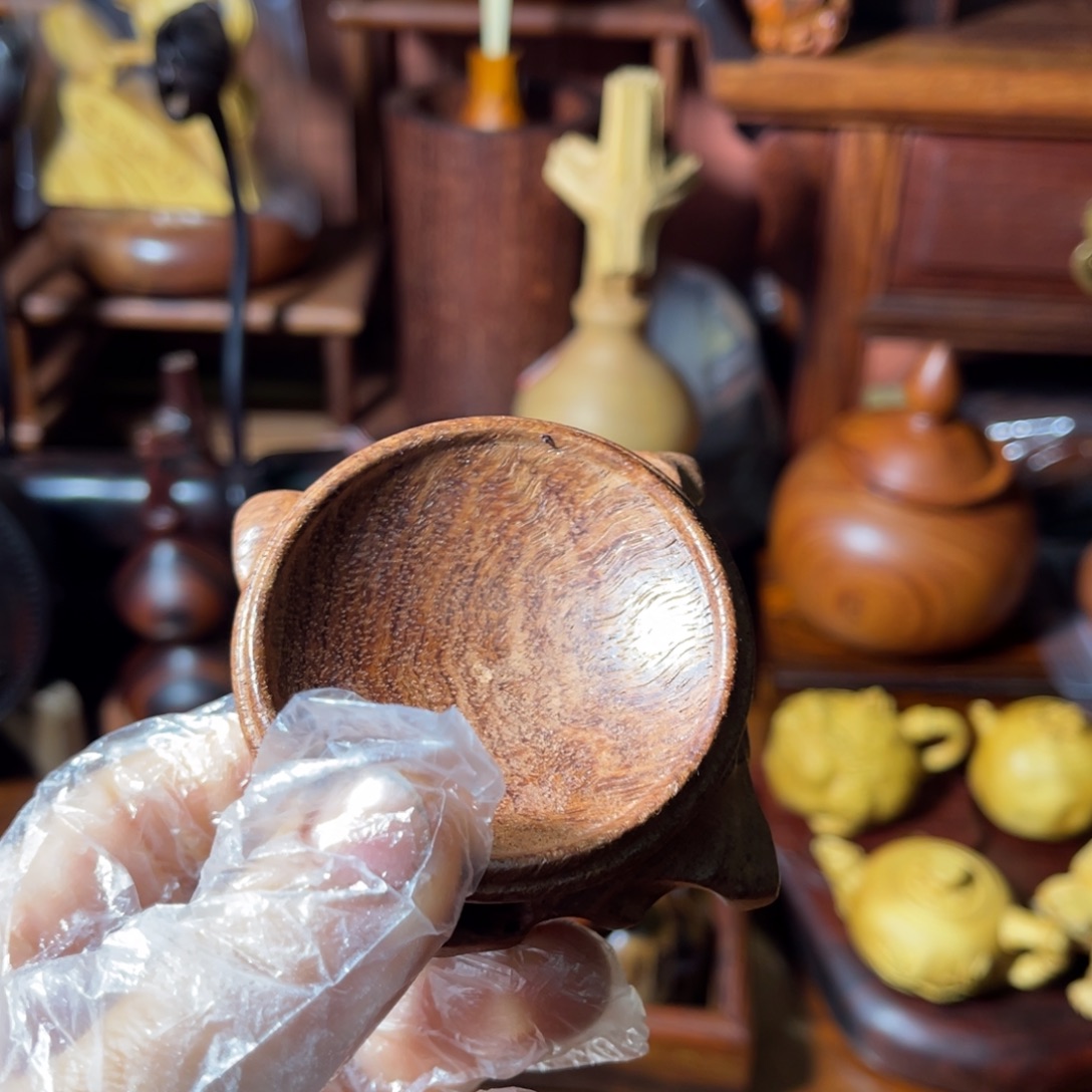 茶***寻大果缅花材料的葫芦底座