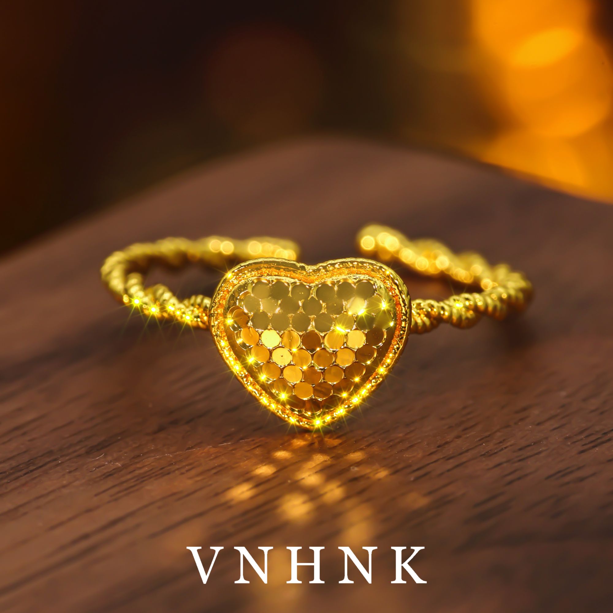 铜合金戒指 美可儿   M105   金色时尚百搭戒指预售