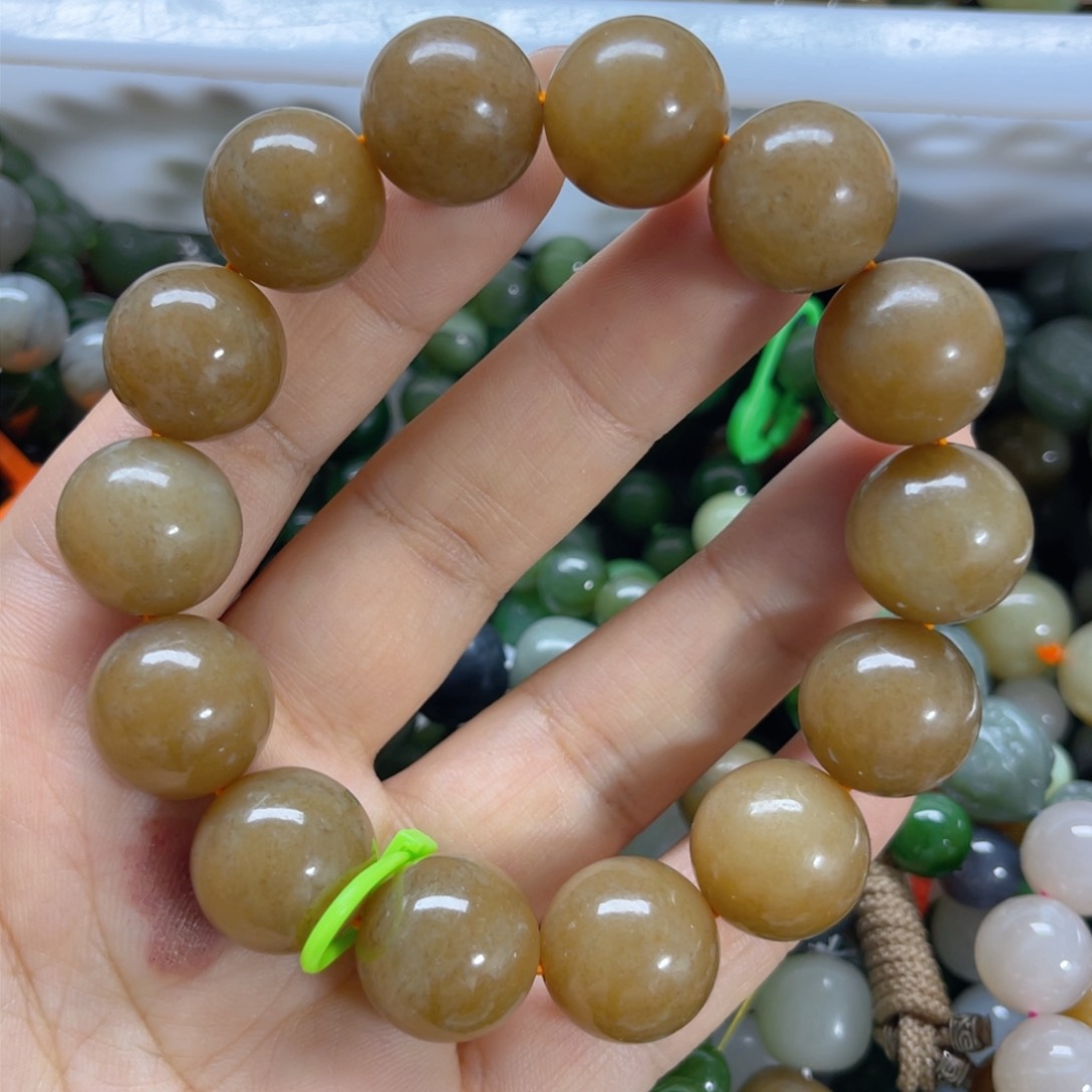 未镶嵌手串和田玉苗*