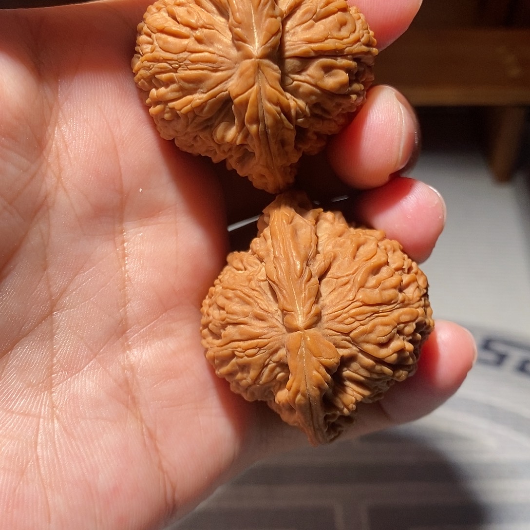 文玩核桃把件001南将石收藏级毕业对43尺全品