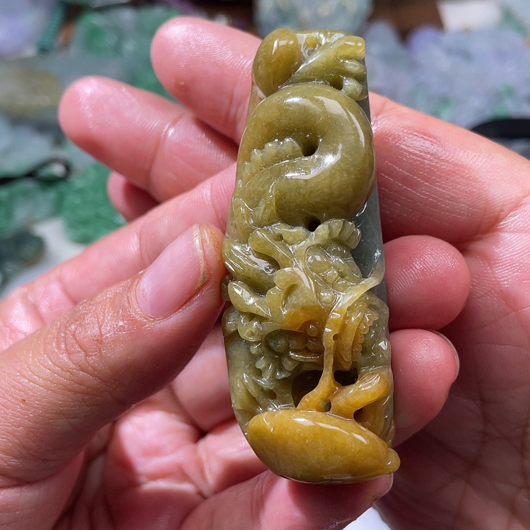 颈饰未镶嵌翡翠翡玉缘翡翠