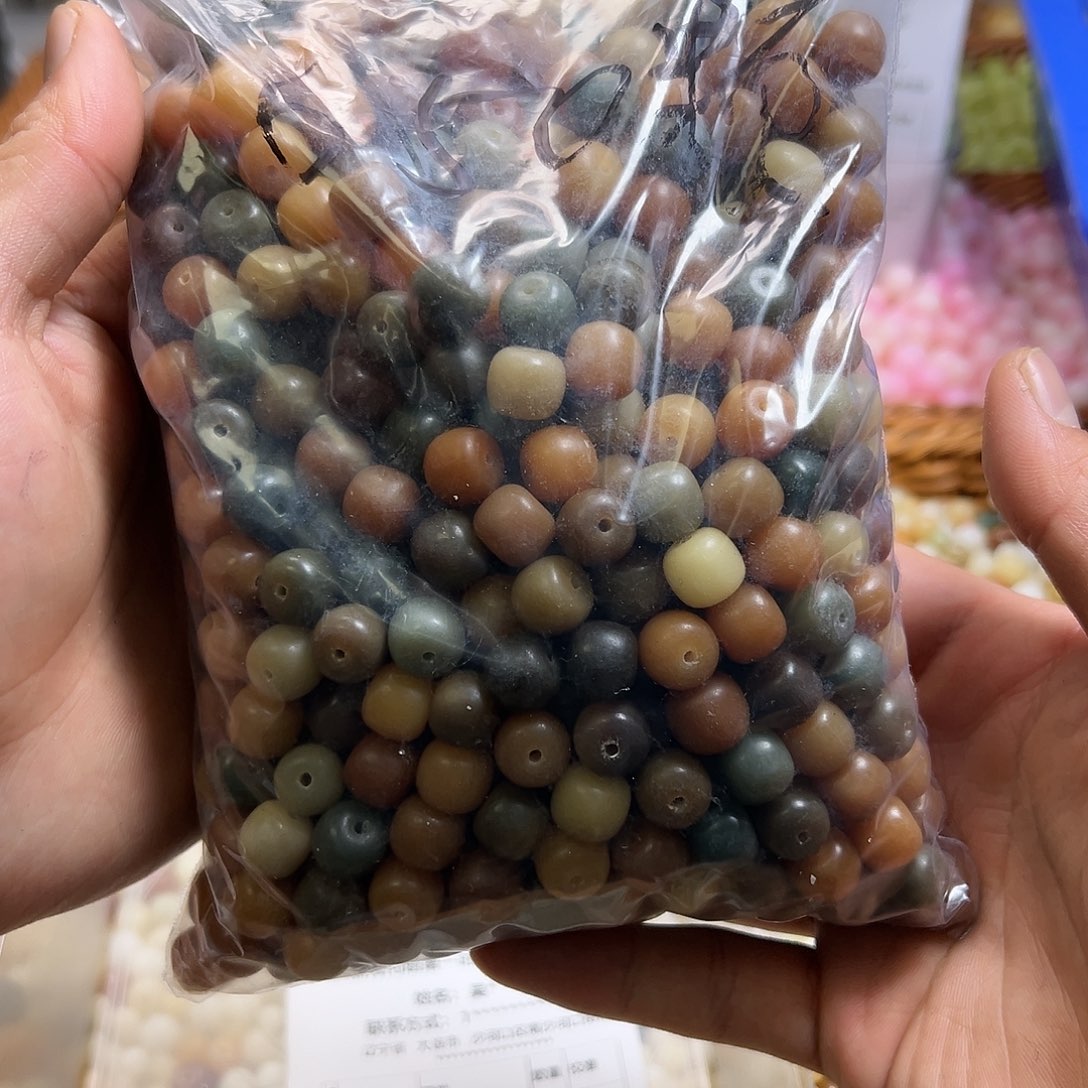 菩提根/象牙果吊坠卡11浓郁多宝桶珠650颗