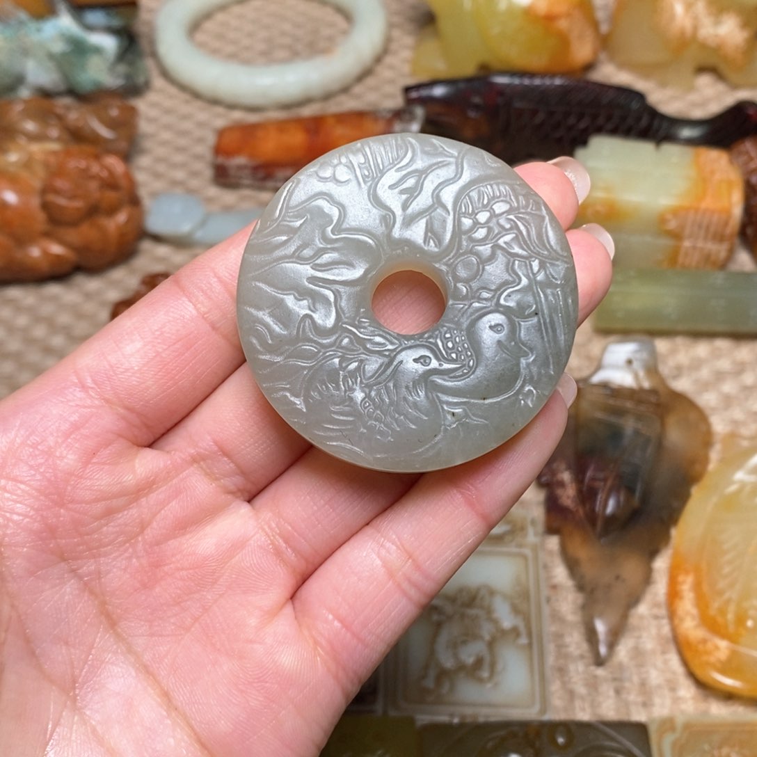 白玉菩提吊坠白玉菩提白玉菩提摆件