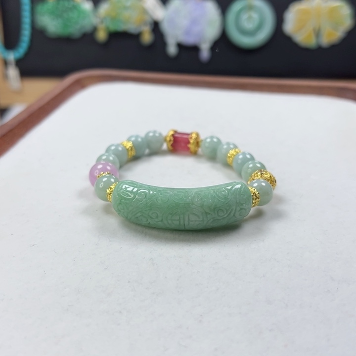 未镶嵌手链翡翠手牌