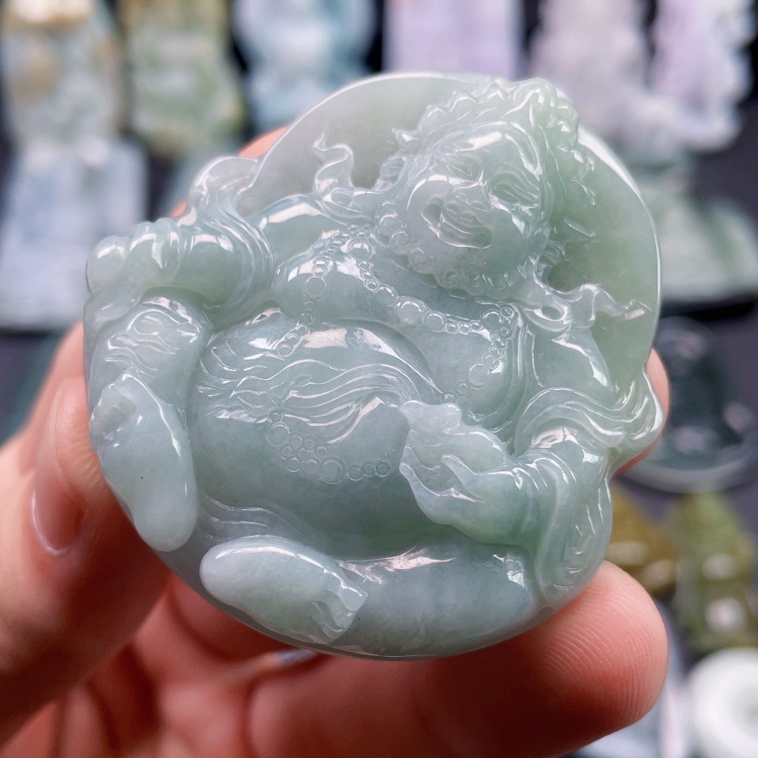 颈饰未镶嵌翡翠翡翠