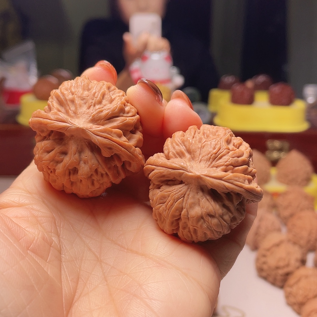 吊坠文玩核桃莲花
