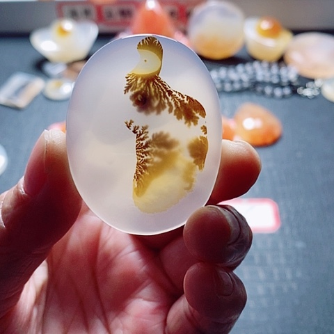 玛瑙/玉髓颈饰未镶嵌林*林