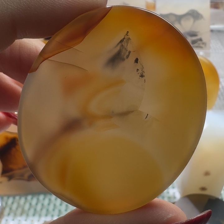 玛瑙/玉髓未镶嵌项链