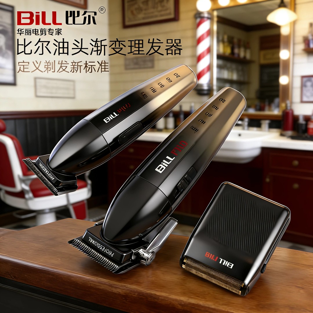 比尔600电推剪理发器专业油头渐变推剪发廊美发店专用专业大马力