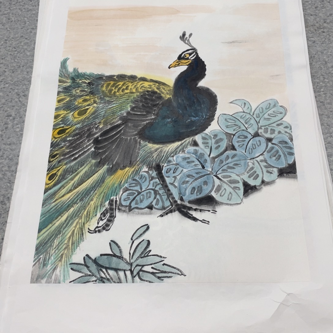 国画2平尺国画作品