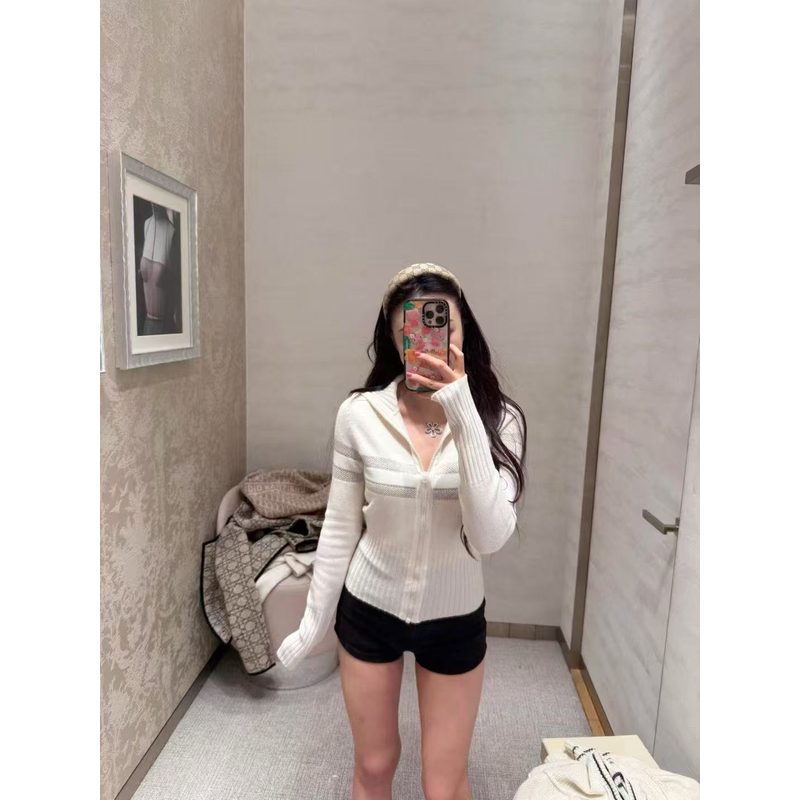 【顾顾甄选】25DD滑雪拉链开衫