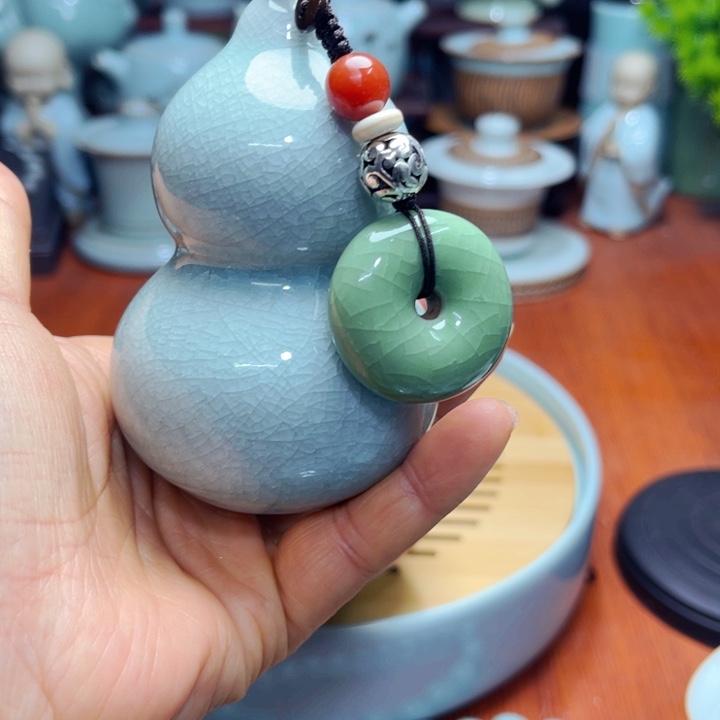 【闪购商品】汝州天青单壶，壶，手串