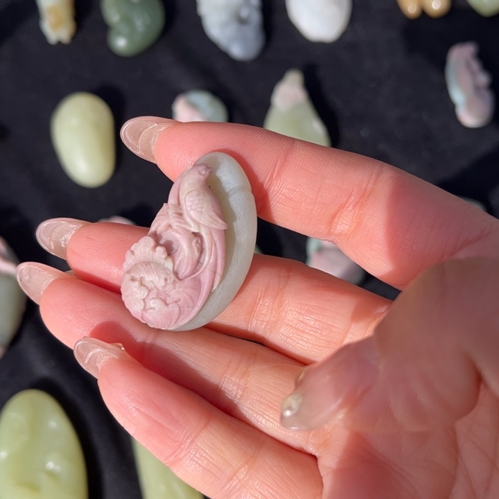 和田玉吊坠(不含链)未镶嵌