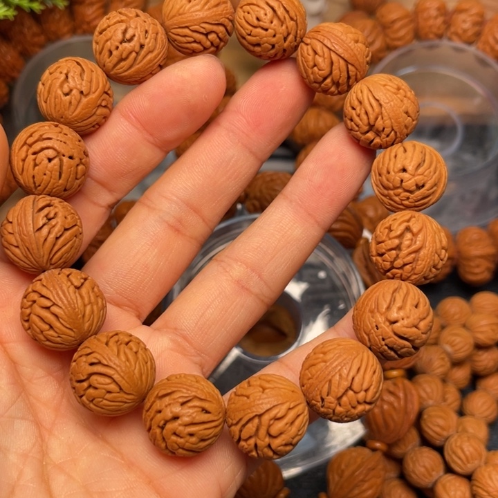 桃核手串龙纹桃核8